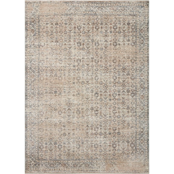 Angela Rose x Loloi Blake Beige / Denim 5'-3" x 7'-6" Area Rug