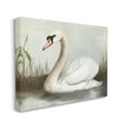 thumbnail image 2 of Stupell Industries Swan in Pond Painting Animals & Insects Painting Gallery Wrapped Canvas Print Wall Art, 2 of 5