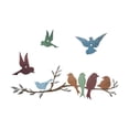 thumbnail image 1 of Birds Metal Decoración de la pared de la pared del adorno Decoración de colgantes de pared para la casa de la puerta en la casa de la casa Patio, 1 of 8