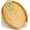 1 PACK-Round-11.8", variant on XIMEI 11.8" Round Bamboo Serving Tray with Handles, Decorative Breakfast/Coffee Table/Ottoman Tray, Kitchen Platter for Drinks/Snacks, Home Decor Gift