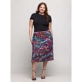 thumbnail image 3 of Plus Size Paisley A Line Knee Length Skirt, 3 of 3