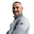 thumbnail image 4 of Trespass Mens Fleece Corsham - Marl Fleece, Brushed Back, 1/2 Zip Neck, Contrast Zip, Inner Storm Flap, Chin Guard, Contrast Inner Collar, Knitted, 100% Polyester, 4 of 4