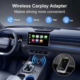 thumbnail image 3 of Adaptador inalámbrico CarPlay para iOS CarPlay y Android Auto, convierte cableado a inalámbrico, Plug and Play, 3 of 8
