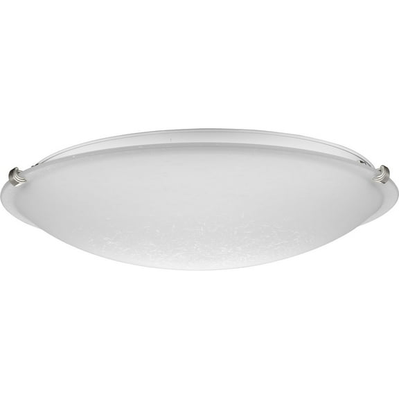 Progress Lighting - Linen Dome - 60W 4 LED Flush Mount In Transitional