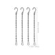 thumbnail image 4 of ColoMX 4 Uds cadenas colgantes de acero inoxidable con ganchos en S colgador de macetas perchas de plantas de repuesto para colgar linternas adornos decorativos negro, 4 of 7