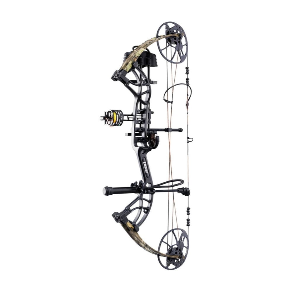 Bear Archery Cruzer G4 RTH Right-Handed Ready to Hunt 315 FPS Compound Bow with 10 to 70lb Draw Weight (Mossy Oak Roots)