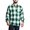 Green, variant on G-Style USA Men's Western Casual Plaid Long Sleeve Button Down Shirt, Up to 5X