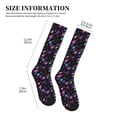 thumbnail image 4 of Sikiie Colorful Guitar 1 Pairs Compression Socks for Men and Women 15-20 mmHg Running Support Socks, 4 of 7