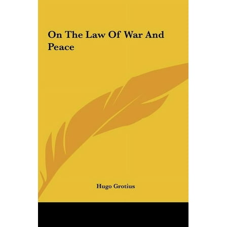 On the Law of War and Peace (Hardcover)