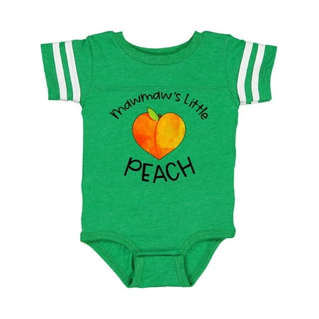 

Inktastic Mawmaw s Little Peach Cute Peach Heart Gift Baby Boy or Baby Girl Bodysuit