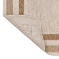 thumbnail image 5 of JONATHAN Y TSN209F-28 Dover Classic 3-Stripe Border Cream/Brown 2 ft. x 8 ft. Indoor/Outdoor Runner Rug, 5 of 7