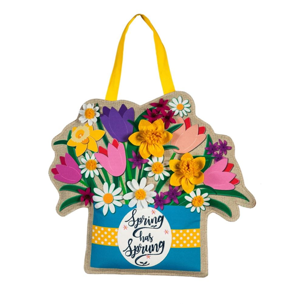 Evergreen Door Decor -Spring Has Sprung - Walmart.com - Walmart.com