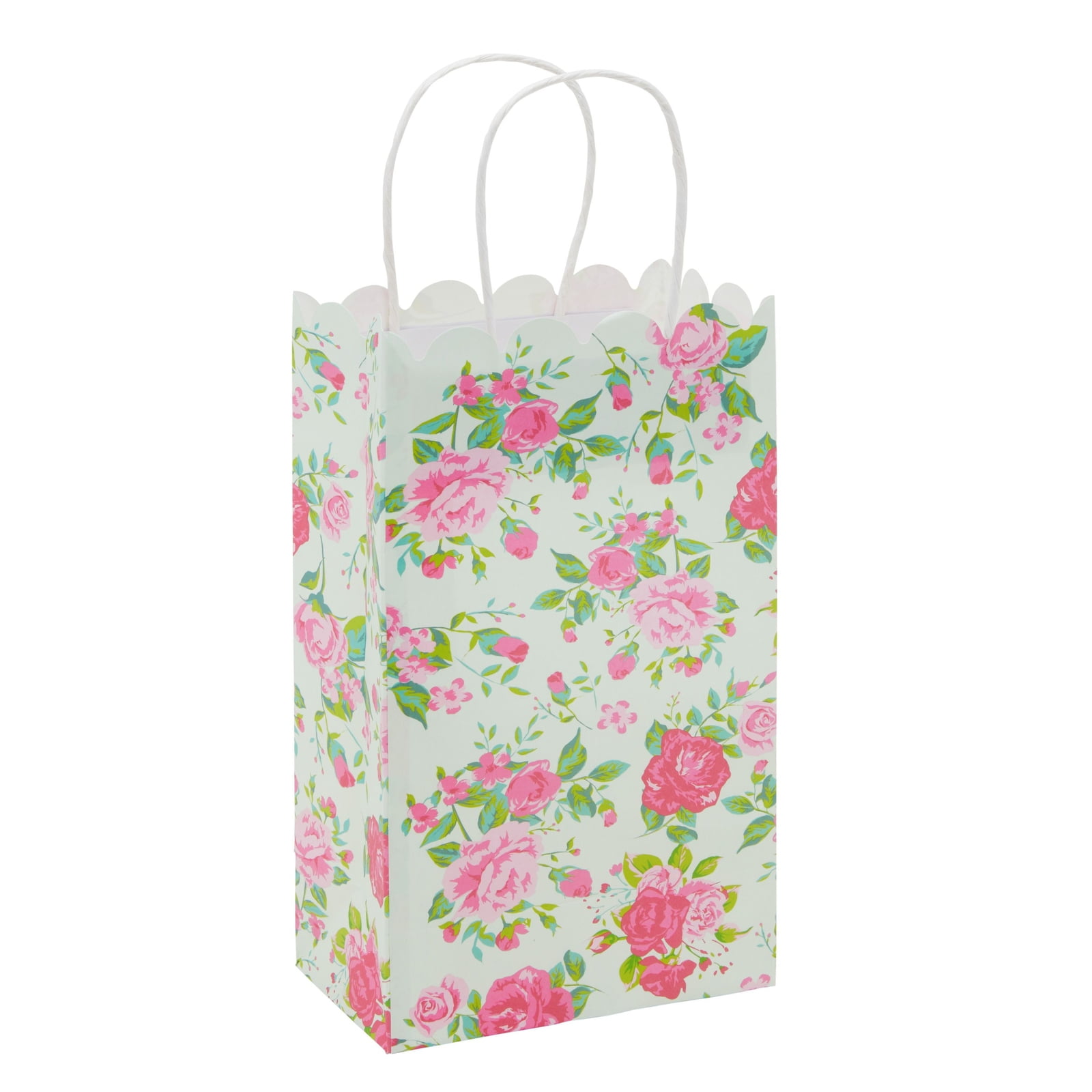 floral party favor bags