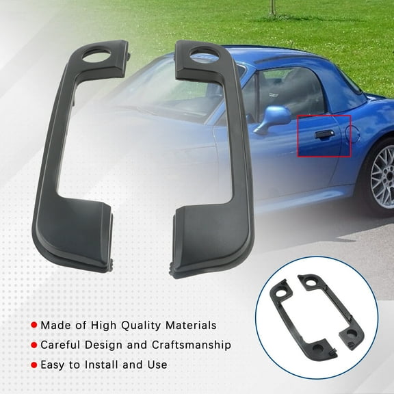 Outer Door Handle Cover W/Seal Front Left   Right for BMW Z3 318i 318is 318ti