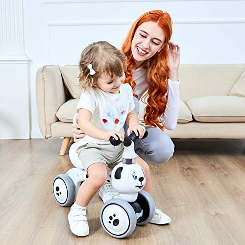 Pony Toys for 1 Year Old Boys and Girls KRIDDO Baby Balance Bike Toddler Bike for One Year Old First Birthday Gifts Baby Tricycle 10-24 Months 