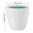 thumbnail image 5 of FUTUREORYY Large White Fake Planter Pot for Home Decor and Storage, Decorative Indoor Outdoor Plant Container, 5 of 9