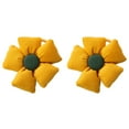 thumbnail image 1 of Dinheiro Lazos elásticos de algodón con forma de flor y coleta, 1 of 5