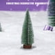 thumbnail image 3 of Pequeños árboles artificiales Mini árbol de Navidad reutilizable con base de madera Decoración para el hogar FLhrweasw  Nuevo, 3 of 8