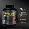 thumbnail image 2 of EVOLUCIÓN. Proteína de Suero de Leche, WP100, Whey Protein, 2800 Gramos (Sabor Chocolate), 2 of 7