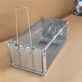 thumbnail image 6 of Squirrel Trap Live Mouse Trap Animal Trap Rat Traps Humane Rodent Trap Cage Reusable Catch And Release Small Animal Trap Indoor Outdoor Garden Garage Pest Control 2 Pack Humane Cage Trap, 6 of 8