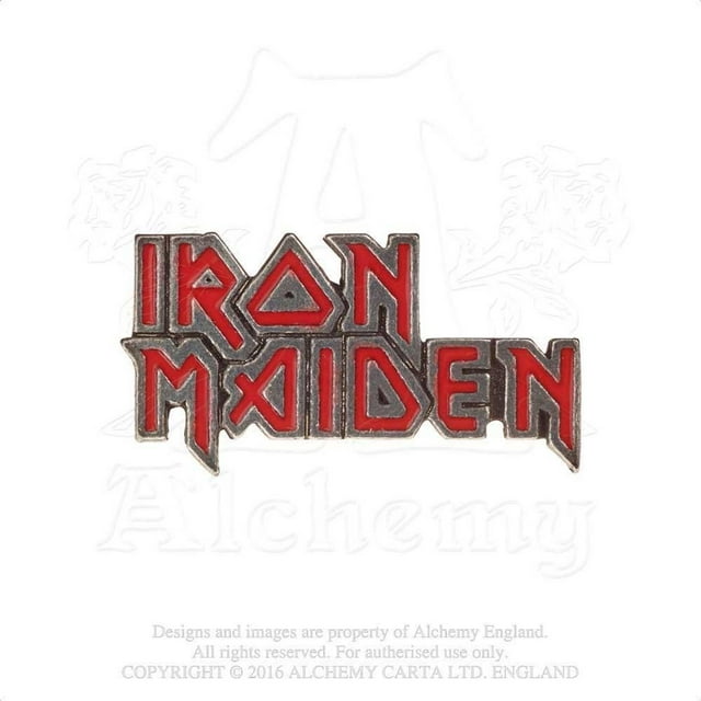 Iron Maiden Badge Logo en Émail