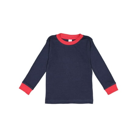 

Rabbit Skins Infant Long Sleeve Baby Rib Pajama Top