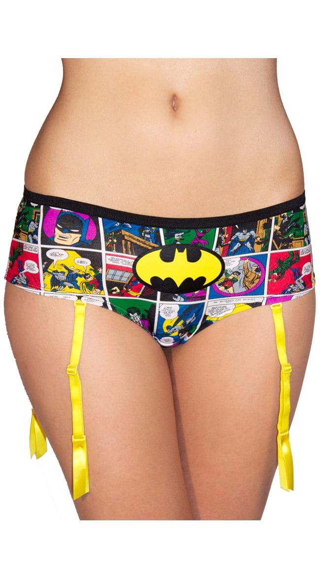 DC Comics Batman Batgirl Womens Lace Hipster Panties Underwear
