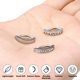 thumbnail image 3 of Rawiri 6 anillos para ombligo para mujer, anillos para ombligo, anillos pequeños para ombligo, anillos simples inversos para ombligo, piercing para el cuerpo y el ombligo, 3 of 7