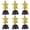 Golden, variant on WEUVEB 6pcs Star Trophy Awards For Kindergarten Students Golden Plastic Awards