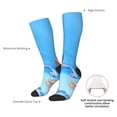 thumbnail image 4 of Masiiu Bluey Print Adult Crew socks, Comfortable Novelty Colorful Patterned, Breathable, Stylish Colorblock for Men Women, 4 of 6
