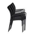 thumbnail image 6 of 72" x 30" Kobe Training Table- Mocha Walnut and 2 Mario Stack Chairs, 6 of 7