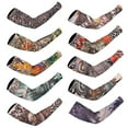 thumbnail image 2 of Unisex Flower Arm Sleeves Sun UV Protection Elastic Arm Cover Tattoo Arm Sleeves Running 5, 2 of 6