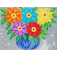 thumbnail image 1 of 5D DIY forma especial completa cristal taladro diamante pintura florero mosaico arte dibujo FLhrweasw Nuevo, 1 of 1