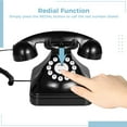 thumbnail image 2 of Bangcool Corded Landline Telephone, Landline Phones for Home, Black Vintage Rotary Phone, Desk Telephone for Home, Office, Hotel Decoration, 2 of 8
