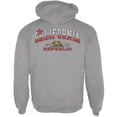 thumbnail image 2 of Bear California Republic Mens Hoodie Sport Grey SM, 2 of 2
