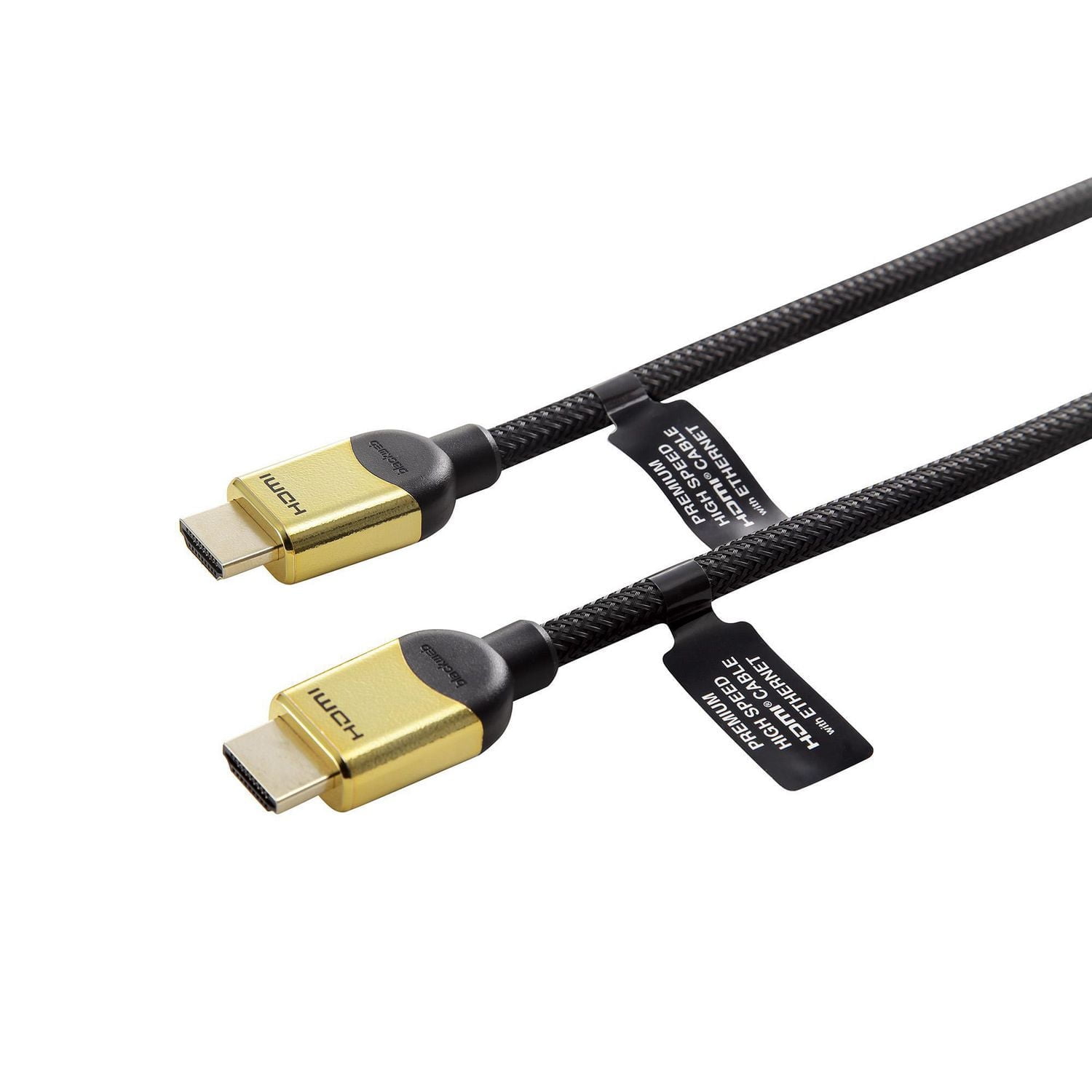 blackweb 6 FT 4K Premium HDMI Cable (Black)