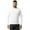 Vivid White, variant on Men's Core Active Long Sleeve T-Shirt, Sizes S-5XL