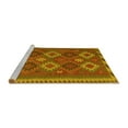 thumbnail image 2 of Ahgly Company Machine Washable Indoor Rectangle Oriental Yellow Traditional Area Rugs, 2' x 3', 2 of 4