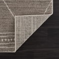thumbnail image 5 of Hauteloom Casablanca Collection Bohemian Farmhouse High Pile Area Rug 9'2" x 12' - Brown, Dark Beige, White, 5 of 5
