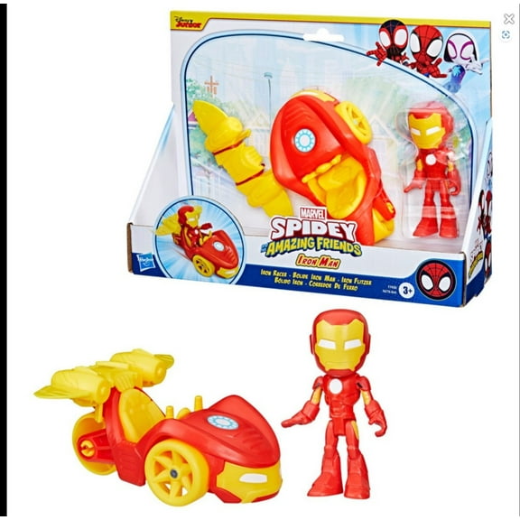 Spider-Man Spidey and His Amazing Friends Vehicles Iron Man