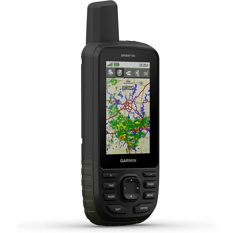 Garmin GPSMAP 66s, Handheld Hiking GPS with 3” Color Display and GPS/GLONASS/GALILEO Support Garmin GPSMAP 66s Rugged Multisatellite GPS Handheld 3