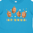 thumbnail image 4 of Inktastic Happy Hanukkah with Cute Dreidels Boys or Girls Toddler T-Shirt, 4 of 5
