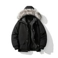 thumbnail image 3 of IYTR Mens Hooded Zip up Jacket Fashion Warm Parka Jackets Long Sleeve Casual Winter Puffer Coats with Pockets (Black,XXXXXL), 3 of 9