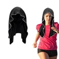 thumbnail image 5 of WHEANG Sport Hair Towel Wrap for Women Men Sweat Microfiber Thick Wipe Towel Quick Drying Sports Towel Outdoor Sports Fitness Yoga Sweat Absorbent Instant Towel Comfortable Soft Towel Black One Size, 5 of 7