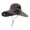 Dark Gray, variant on Dual Solar Powered Fan Hat for Men & Women, UV Protection Wide Brim Safari Sun Hat with Adjustable Cooling Fans, Waterproof Breathable Fishing Hiking Garden Outdoor Cap