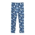 thumbnail image 4 of joogoo Girls' Leggings Fox in Blueberries Yoga Pants 4T, 4 of 8