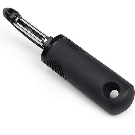 

Stainless Steel Non-Slip Kitchen Nonstick Fruit and Vegetable Swivel Peeler Accessory Black