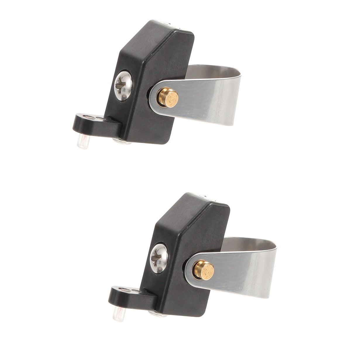 MLINS 2pcs Stainless Steel Erhu Qianjin String Adjuster Replacement Part Erhu Adjuster Professional Fine Tuner