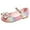 Pink, variant on QUOTAY Children Flat Shoes Soft Soled Sandals Fashionable Colorful Bow Performance Shoes Cute Slippers for Girls Pink,4.5-5 Years