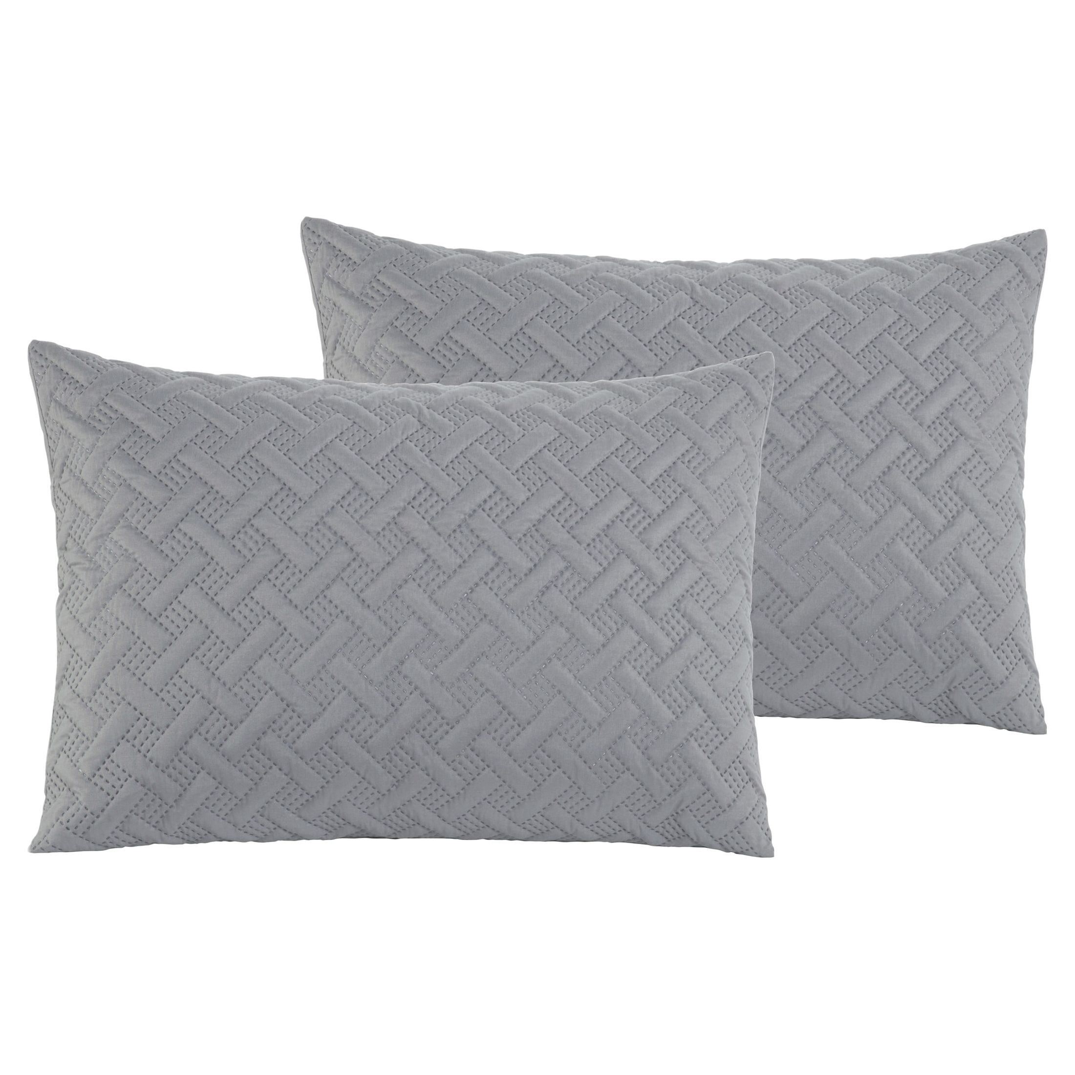 VCNY Home Nina II 2-Piece Grey Geometric Comforter Set, Twin/Twin XL, Adult, Unisex